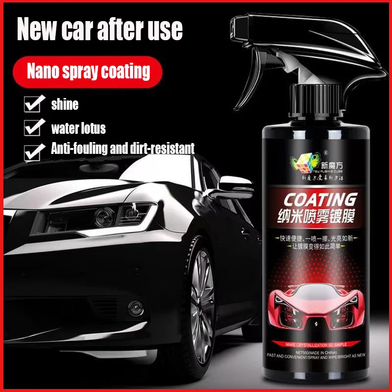 Car Wax Spray & Polish – 2-in-1 Hydrophobic Coating Protection