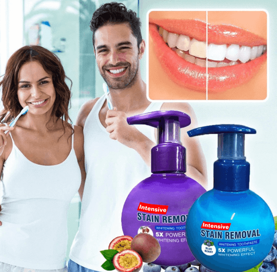 Advanced Teeth Whitening Toothpaste - Helps Remove Surface Stains, Whitens Teeth, Protects Against Cavities.